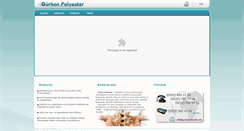 Desktop Screenshot of gurkanpolyester.net