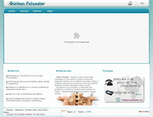 Tablet Screenshot of gurkanpolyester.net